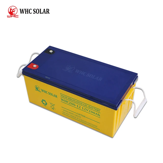  WHC200-12 WHC солнечной бесплатное техническое обслуживание 12V 200AH гелевая солнечная
