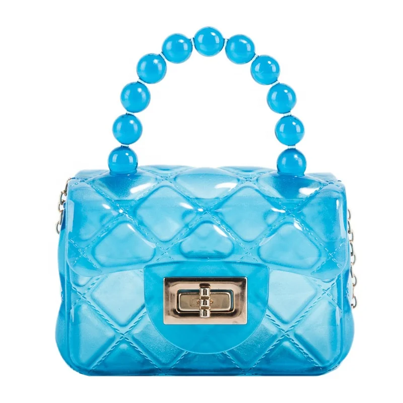 2021 Hot Selling Women PVC Purses And Handbags Ladies Crossbody Cute Kids Mini Jelly Bags For Girls