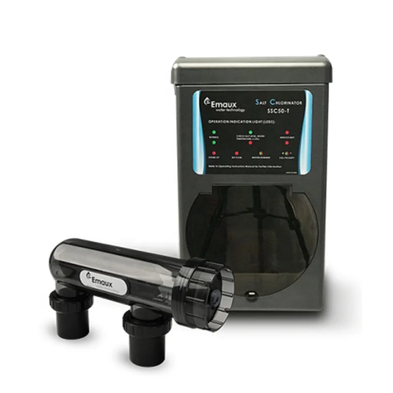 EMAUX Salt chlorinator systems for seawater pools and spas Chlorine generators Electrolyzers, chlorine generators
