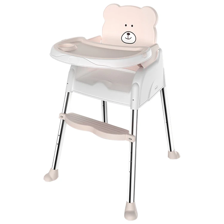 Multifunctional Plastic Baby High Chair Table Baby Feeding High Chair 3 In 1 Baby High Chair With Table