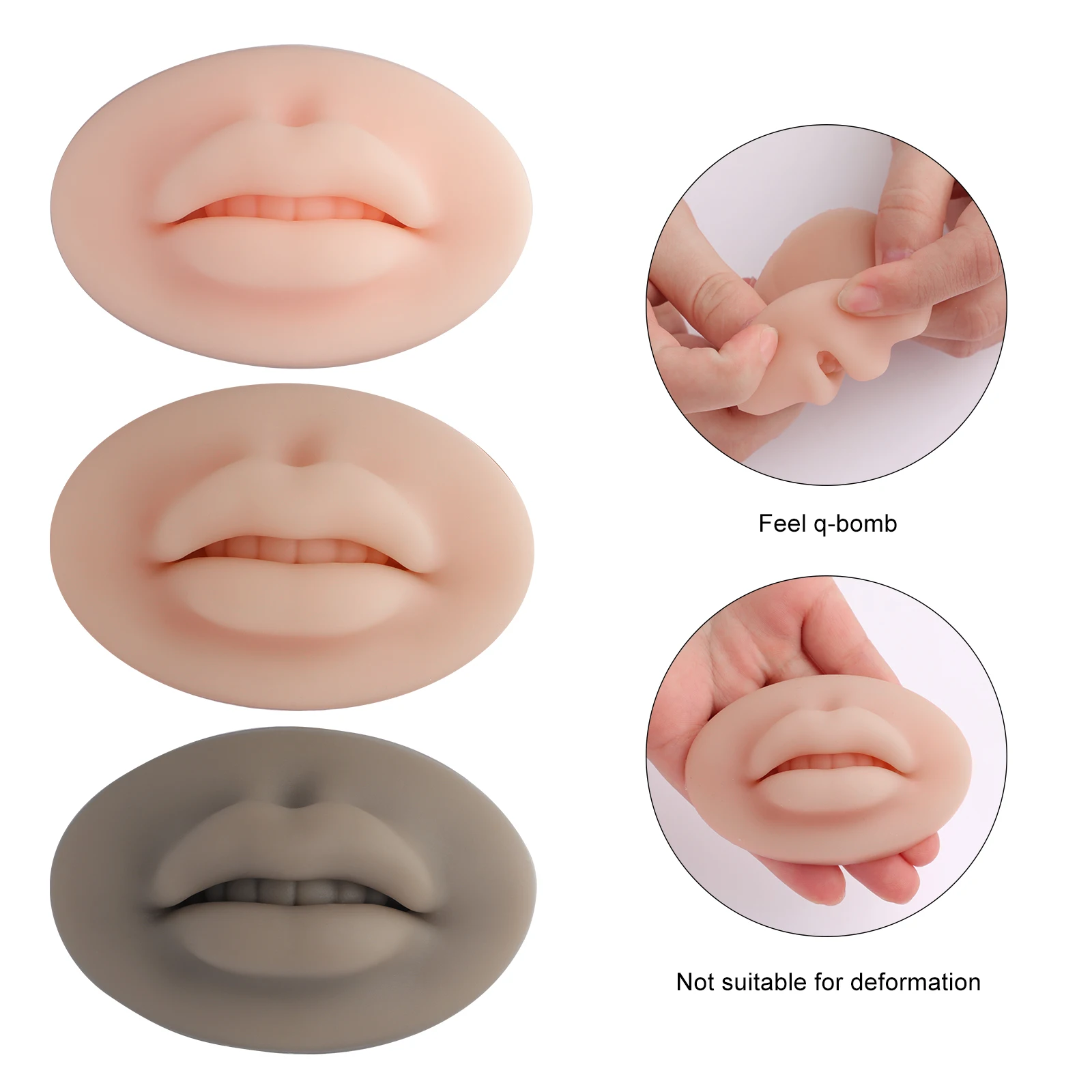 Professional Tattoo Silicone Lip Skin Wholesale Permanent Makeup Supplies Microblading Practice Skin Practice Lip
