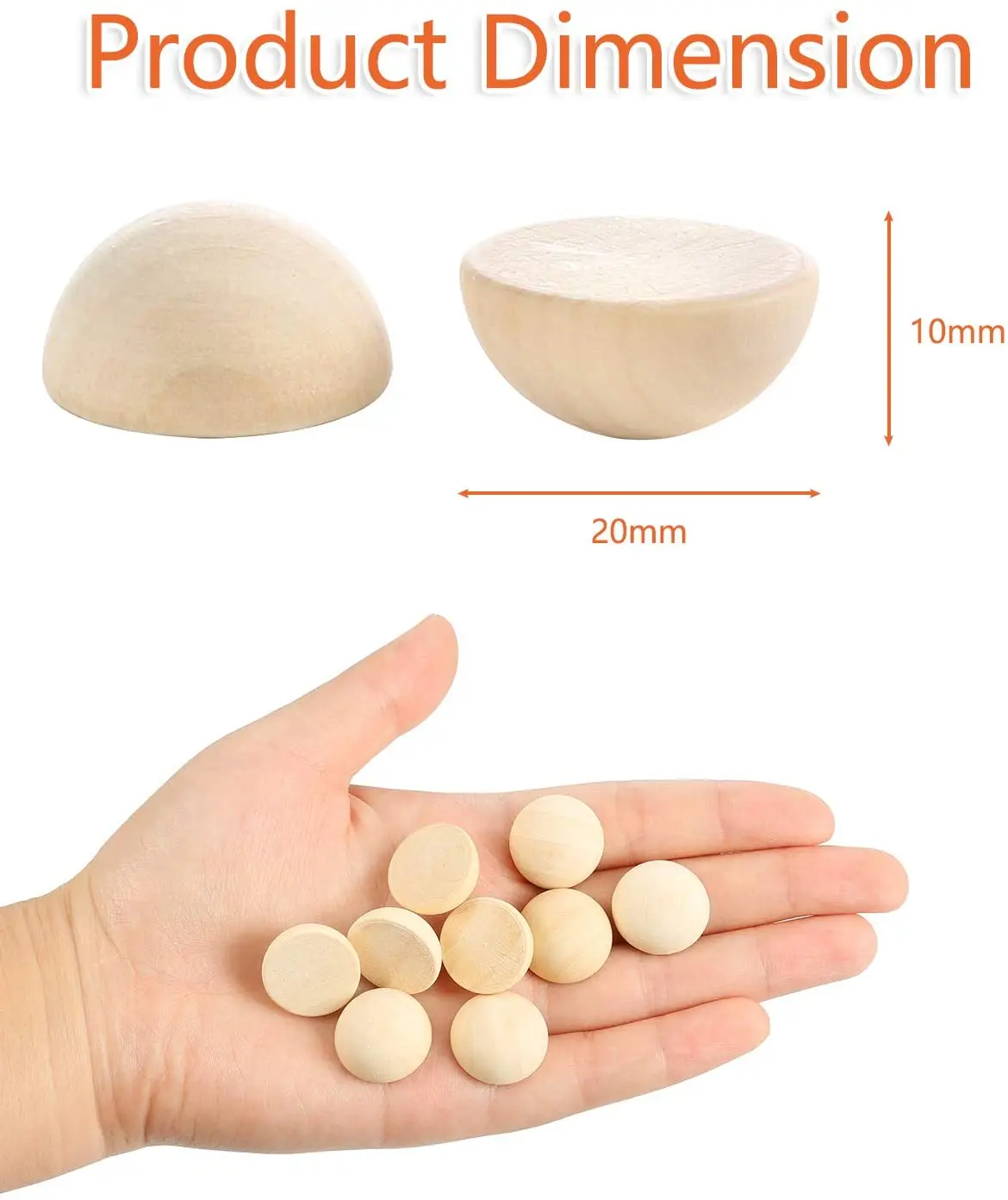 2022 Hot Selling Custom Size Wooden Balls Finished Wooden Balls Wooden Craft Balls