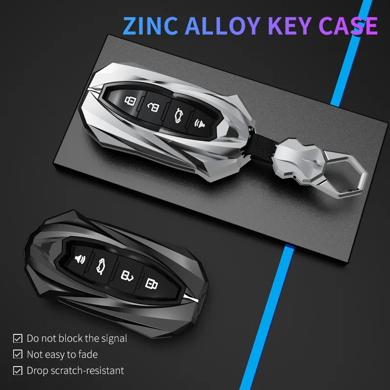 Flip Zinc Alloy Car Key Auto Case Cover For Ford Figo 2017 Mondeo 5 Ecosport Fiesta Mk8 Everest Ranger Fusion Kuga Escort F150