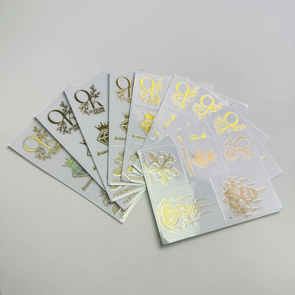 Gold Label Waterproof Uv Sticker Custom Label New product Nickel 3D Transfer Stickers