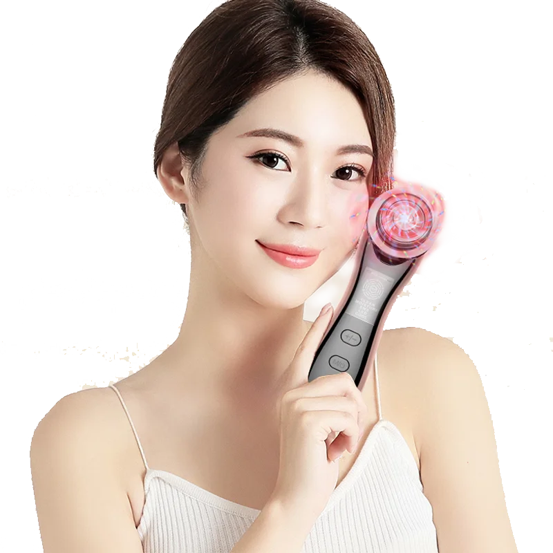 3 In 1 Ultrasonic RF Beauty Machine Mini Radio Face Lift Skin Tightening With Microcurrents & Light Therapy for Skin Care