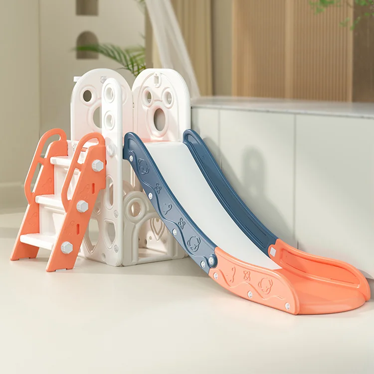 Plastic Slide And Swing Indoor Kids Toy Small Playground Indoor Toys Folding Slide