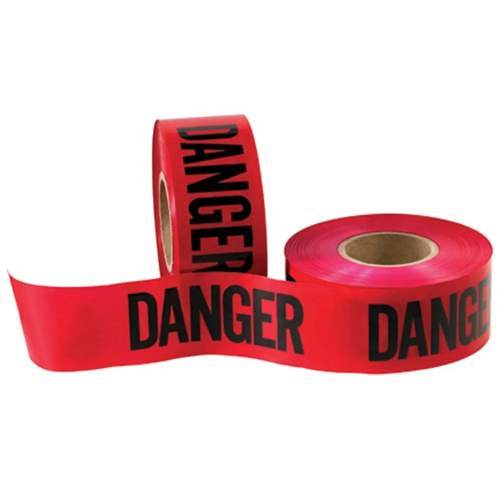 hot selling non adhesive PE warning tape non detectable tape for underground