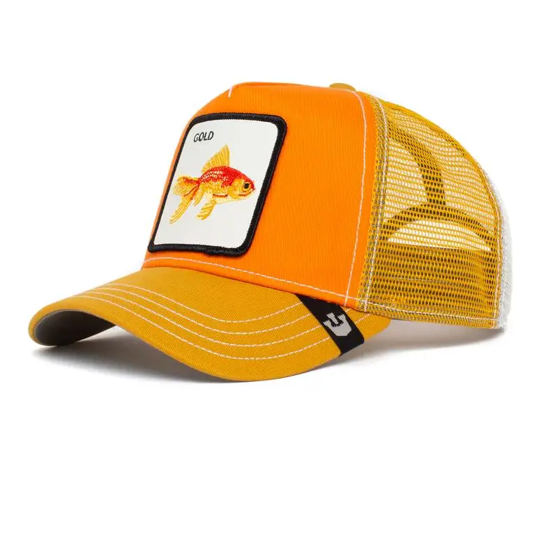 Wholesale Custom Logo Mesh Dad Hat Animal Patch Trucker Baseball Sports Outdoor Snapback Cap