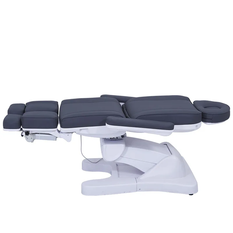 Salon Furniture metal frame facial table bed electric adjustable beauty bed treatment bed with 2 motors