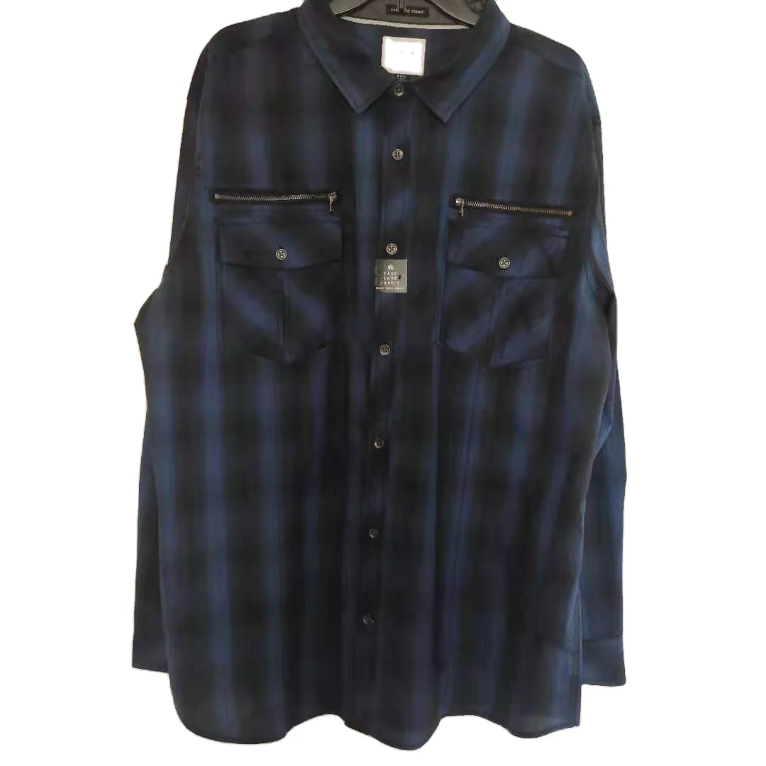 Wholesale Customized Good Quality Casual Full Long Sleeve Shirts for Men