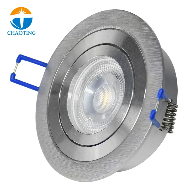 LED Downlight Housing Pure Aluminium Recessed Ceiling Light Fittings Spotlight Fixture MR16 GU10 LED Downlights