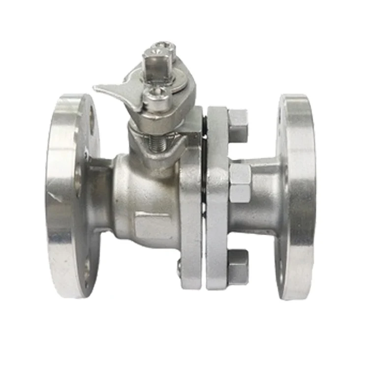 2-piece High Platform 1000wog Stainless Steel Good Prices Flange Ball Valve For Water Gas Oil