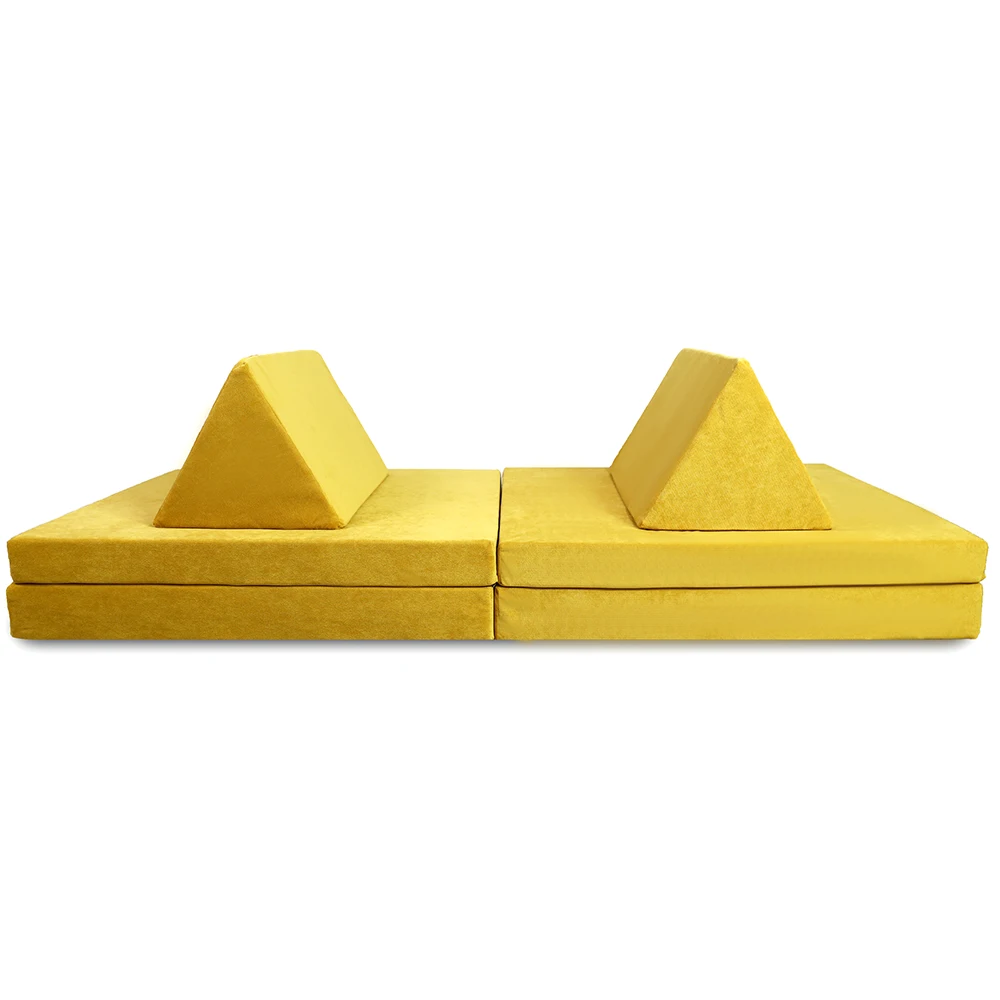 2021 Hot Selling 6 in 1 Modular Sofa Set for Children Playing Bouncing Reading Studying Drawing Trampoline Kids Play Couch Sofa