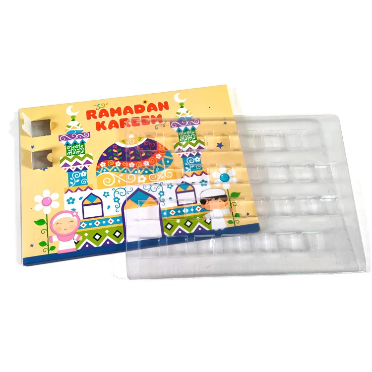 Personalised Empty Muslin Ramadan Kareem Advent Calendar Box