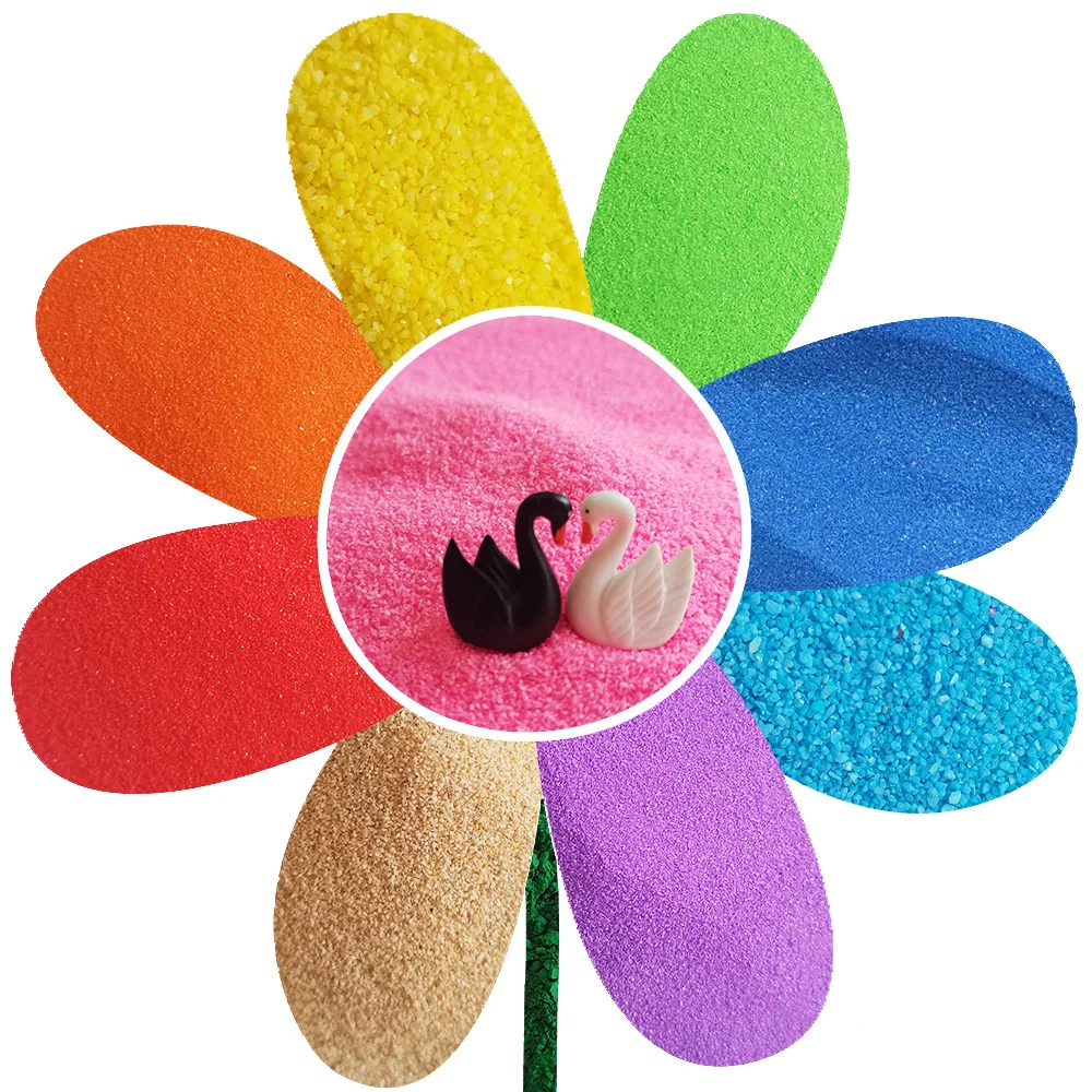 Kits Art Colored Sand Aquatic Aquarium Sand for Freshwater and Marine Aquariums