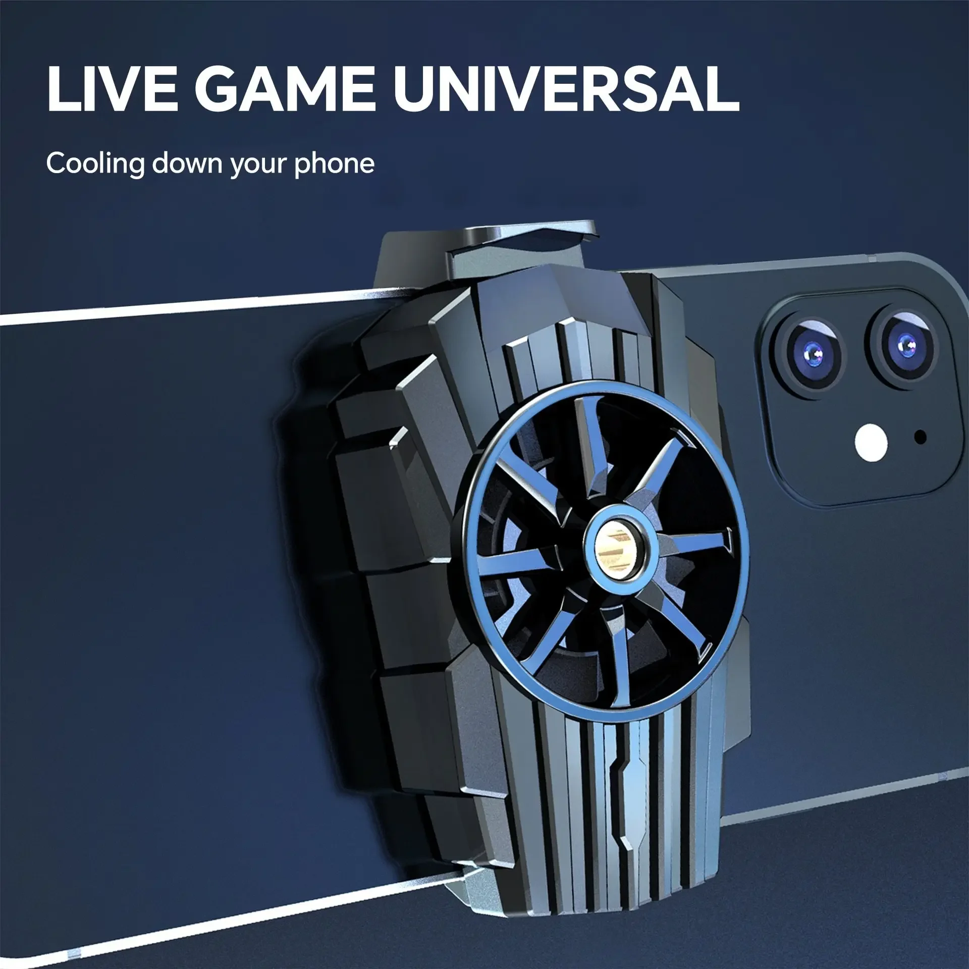New Mini Air-cooled Mobile Phone Radiator Back Clip-on Gaming Cooler Portable Cooling Fan