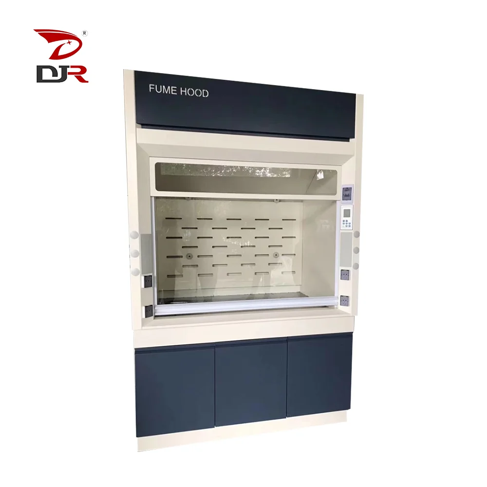 Full steel fume hood All steel exhaust cabinet in the laboratory