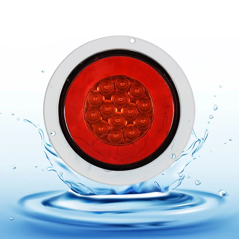 Truck Spare Parts 24v Multifunctional Trailer Stop Rear Lamp Led Truck Turn Tail Light Car Yellow Red White