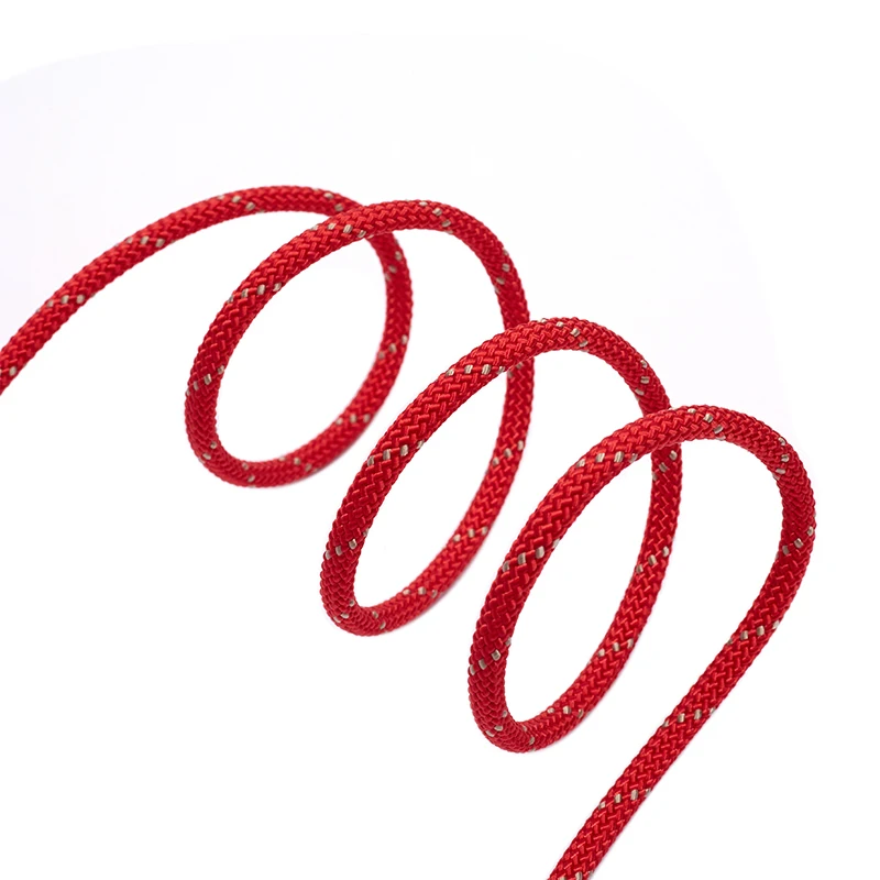 Factory wholesale braided Woven color needle solid custom Round dog leash braided polyester rope