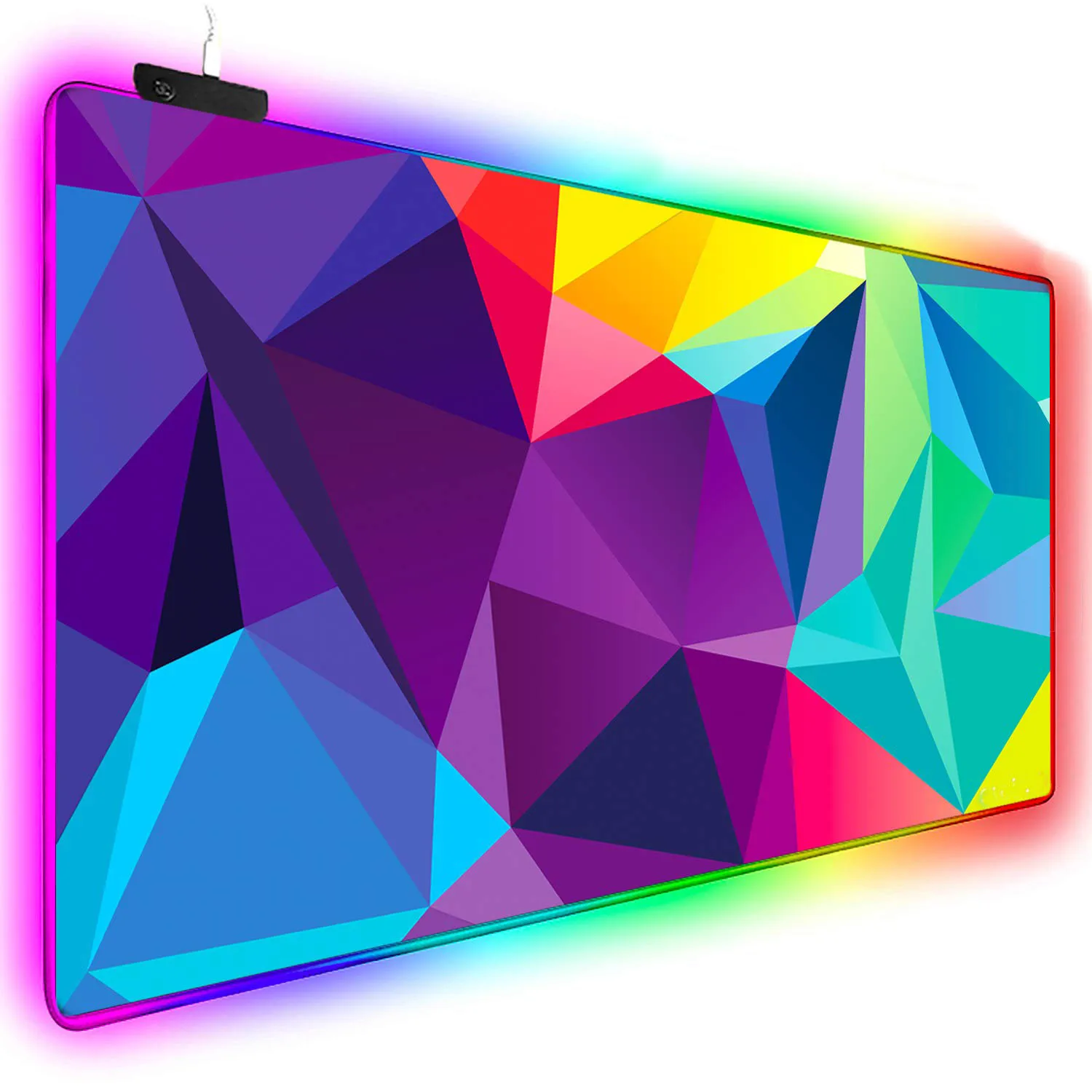  Расширенный RGB коврик для мыши игровой светодиодного освещения с