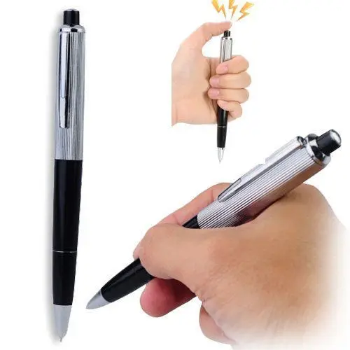 Electric Shock Pen Practical Joke Gag Prank Funny Trick Fun Toy Gift April Fool
