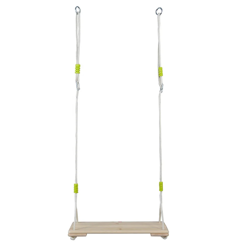 GladSwing SW201 Children Big 2pcs Wooden Swing outdoor hanging baby swing seat