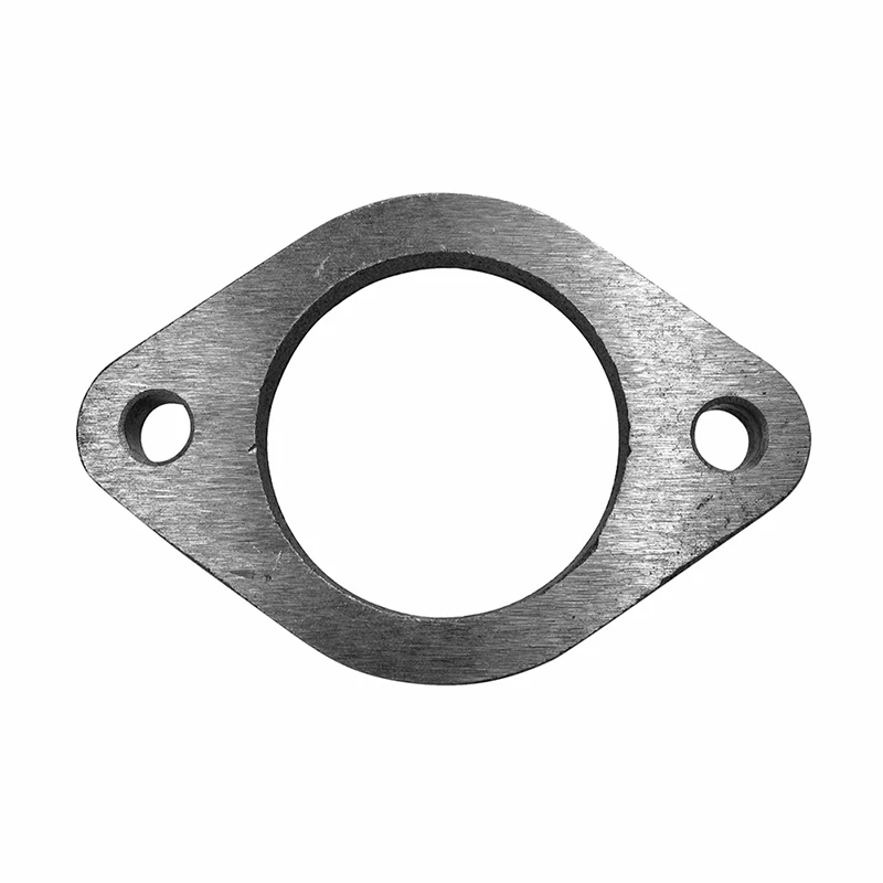 High Quality OEM Auto Exhaust Flange Custom CNC Machining Stainless Steel Exhaust Turbo Oval Exhaust Flange