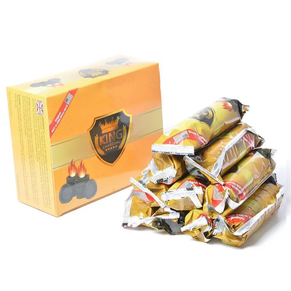 22mm 27mm 33mm 35mm 38mm 40mm 50mm Coconut Shell Hookah Charcoal For Shisha