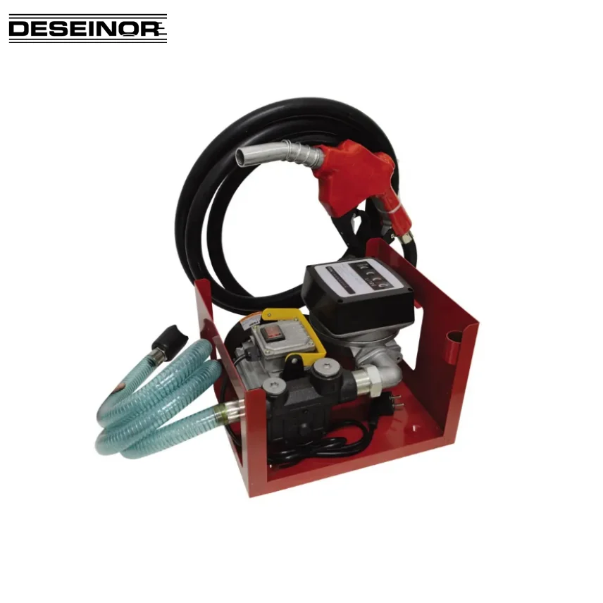 DESEINOR Large flow 12V 110V 220V Self priming electric diesel oil fuel transfer pump 300LPM