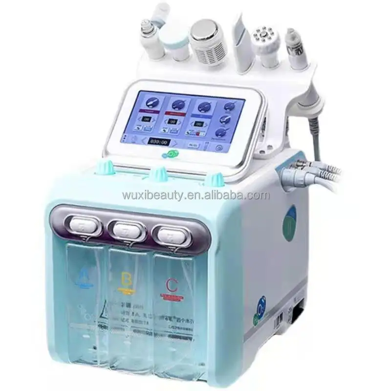 H2O2 multifunctional Hydra portable Oxygen Skin Care Oxyhydrogen Facial Deep Cleansing Machine beauty