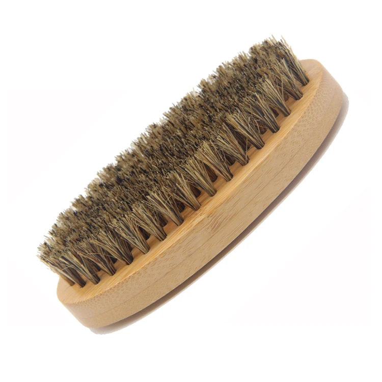 Top selling wholesale 100% boars bristle bamboo private label wood beard brush