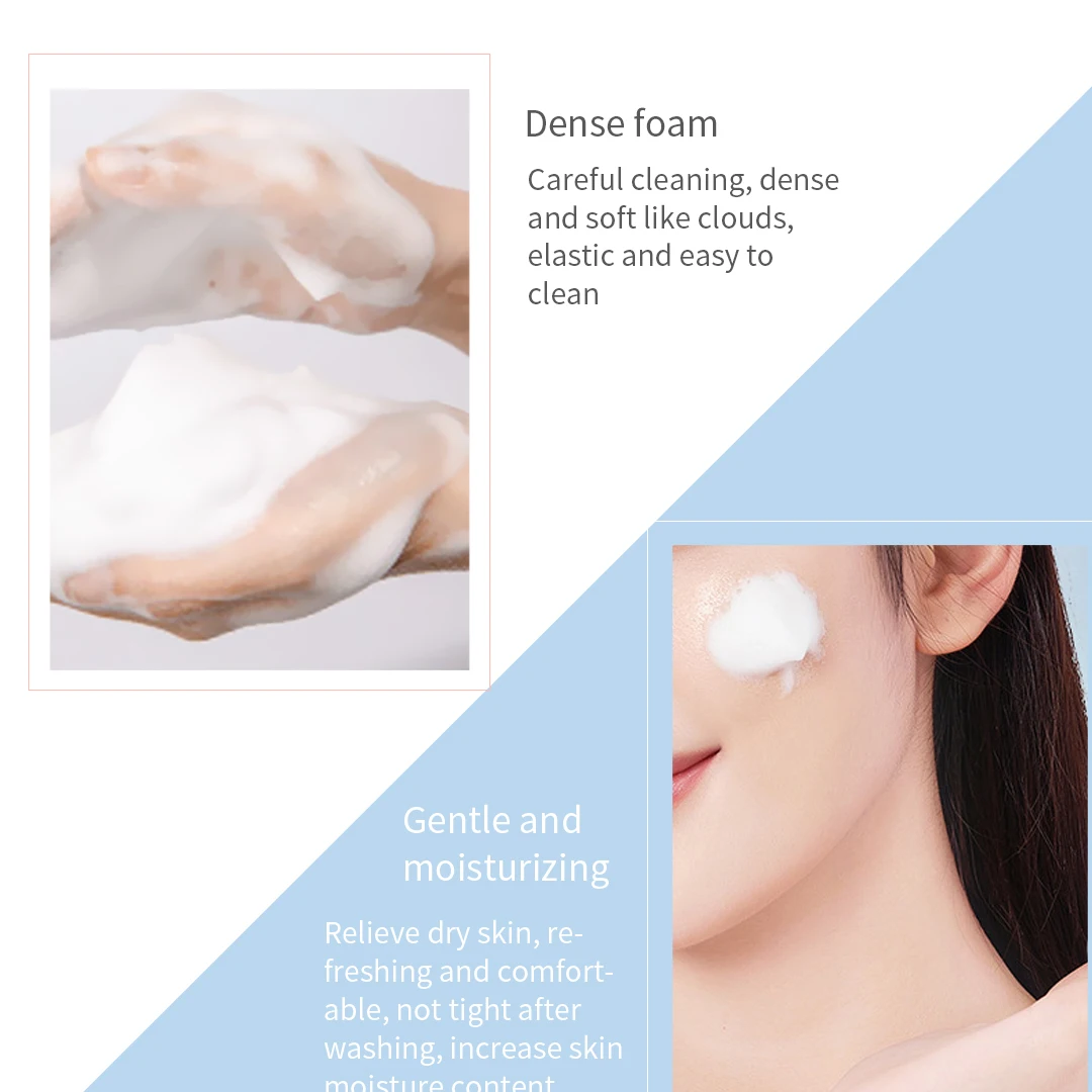 Best Gentle Foam Face Wash Vitamin C Amino acid Foaming Facial Cleanser