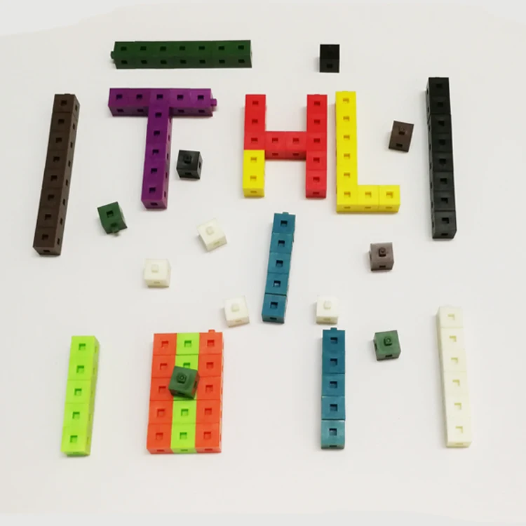 1*1*1cm Connecting Cubes Educational Materials of Kids, Interlocking Centimeter Unit Cubes for Kids Math