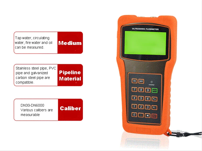 Ultrasonic  flow meter portable flowmeter portable