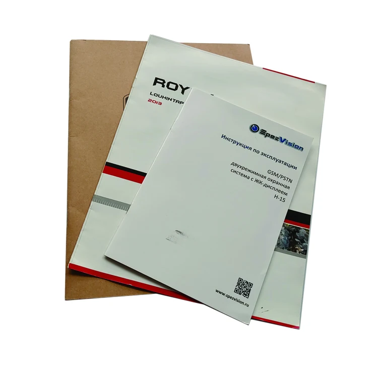 Customized print advertising saddle stitched book custom booklet catalog print magazine colour brochure printing