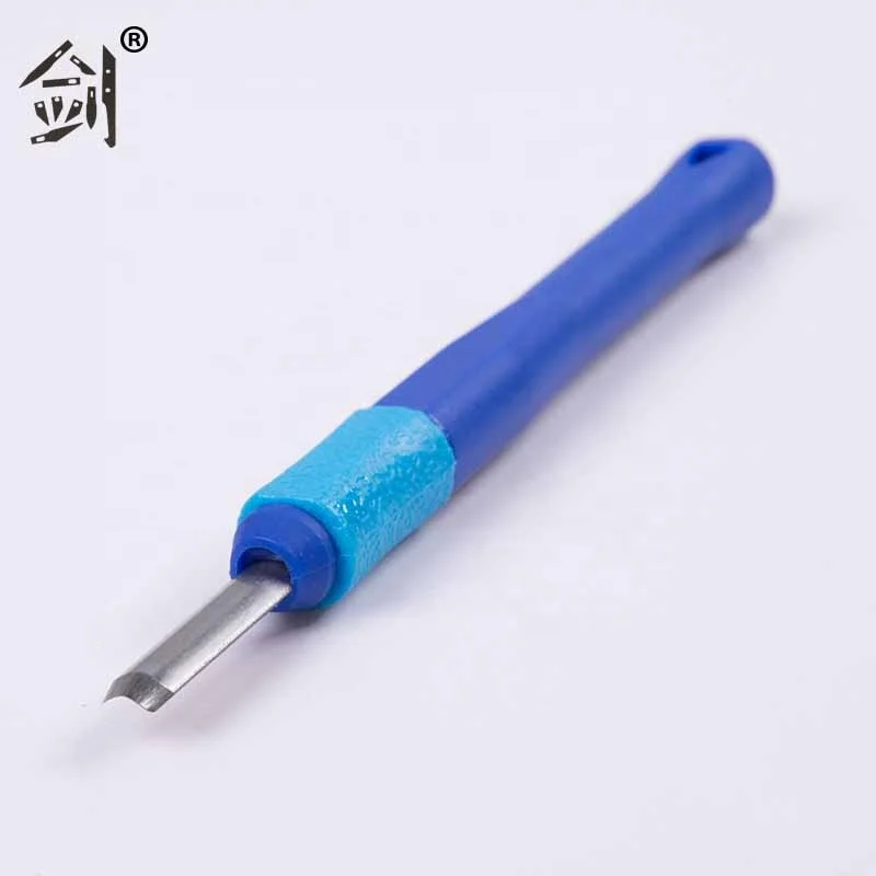 Sk2 Wood Carving Chisel 4pcs Plastic Handle Wood DIY Carving Knife For Carving