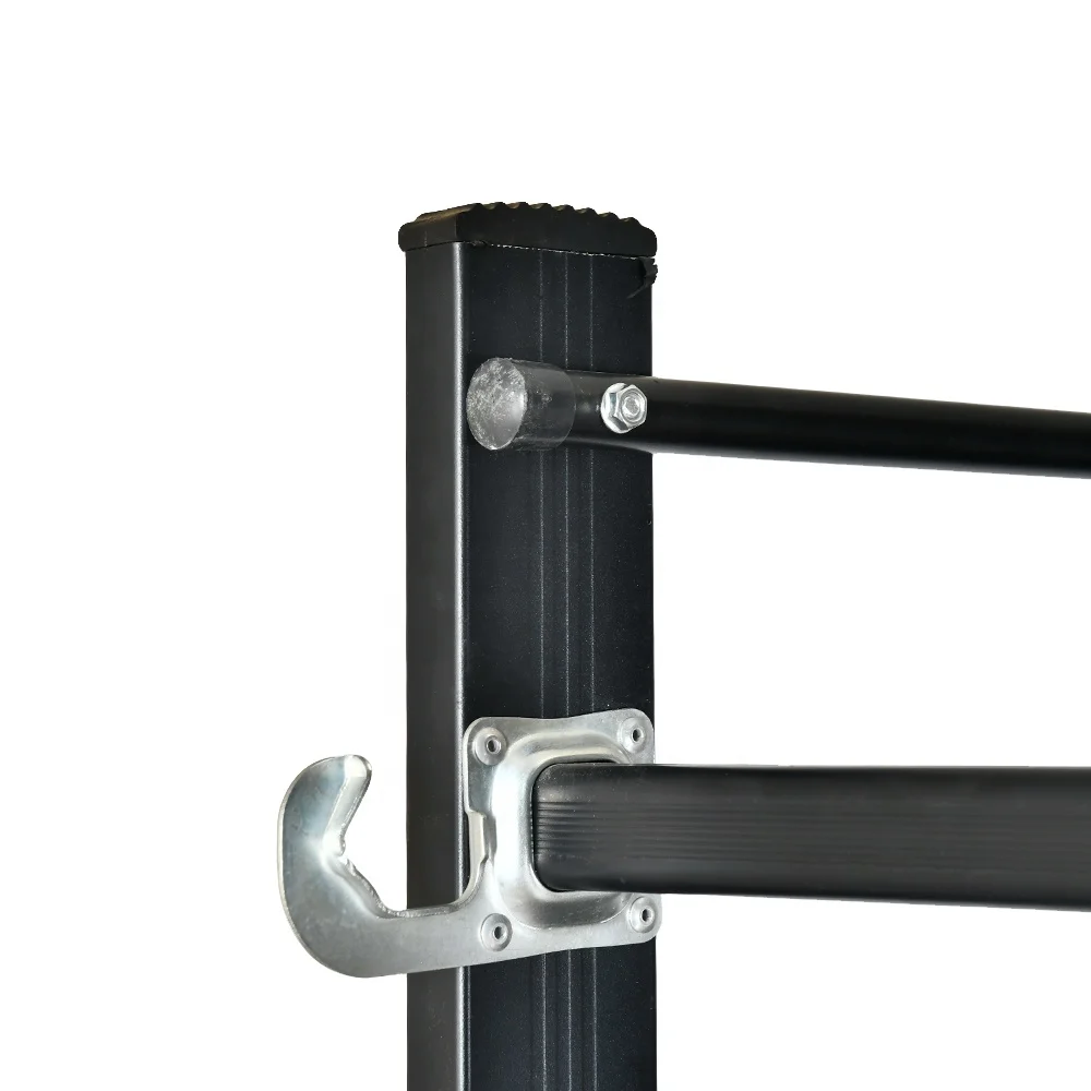Certified Ladder Multi-use Mini Scaffold Portable 6 Step Ladder Rolling Metal Work Platform