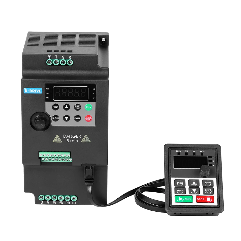 KD200-2SS Series 220V 1-phase input to 1-phase output VFD 0.75KW VFD Single Phase AC Drive