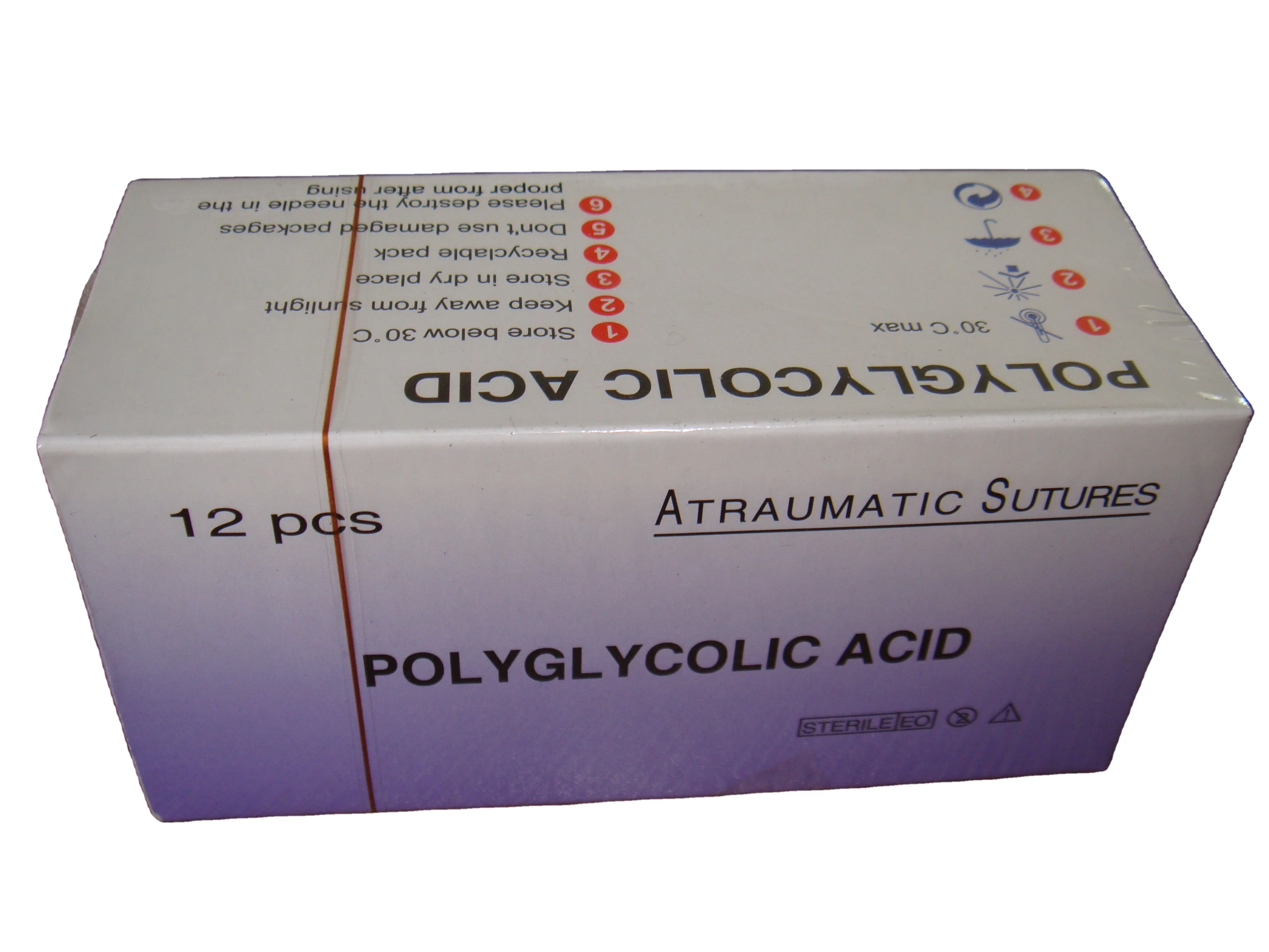 
CE passed Medical surgical suture with needle chromic catgut 