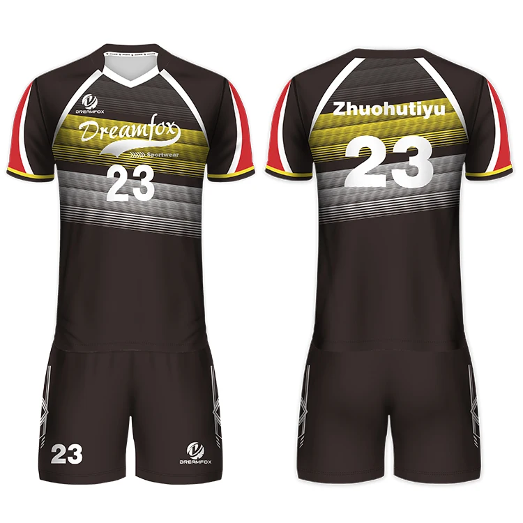 OEM high quality sublimated soccer uniforms custom short sleeve youth soccer jersey shirt for school team