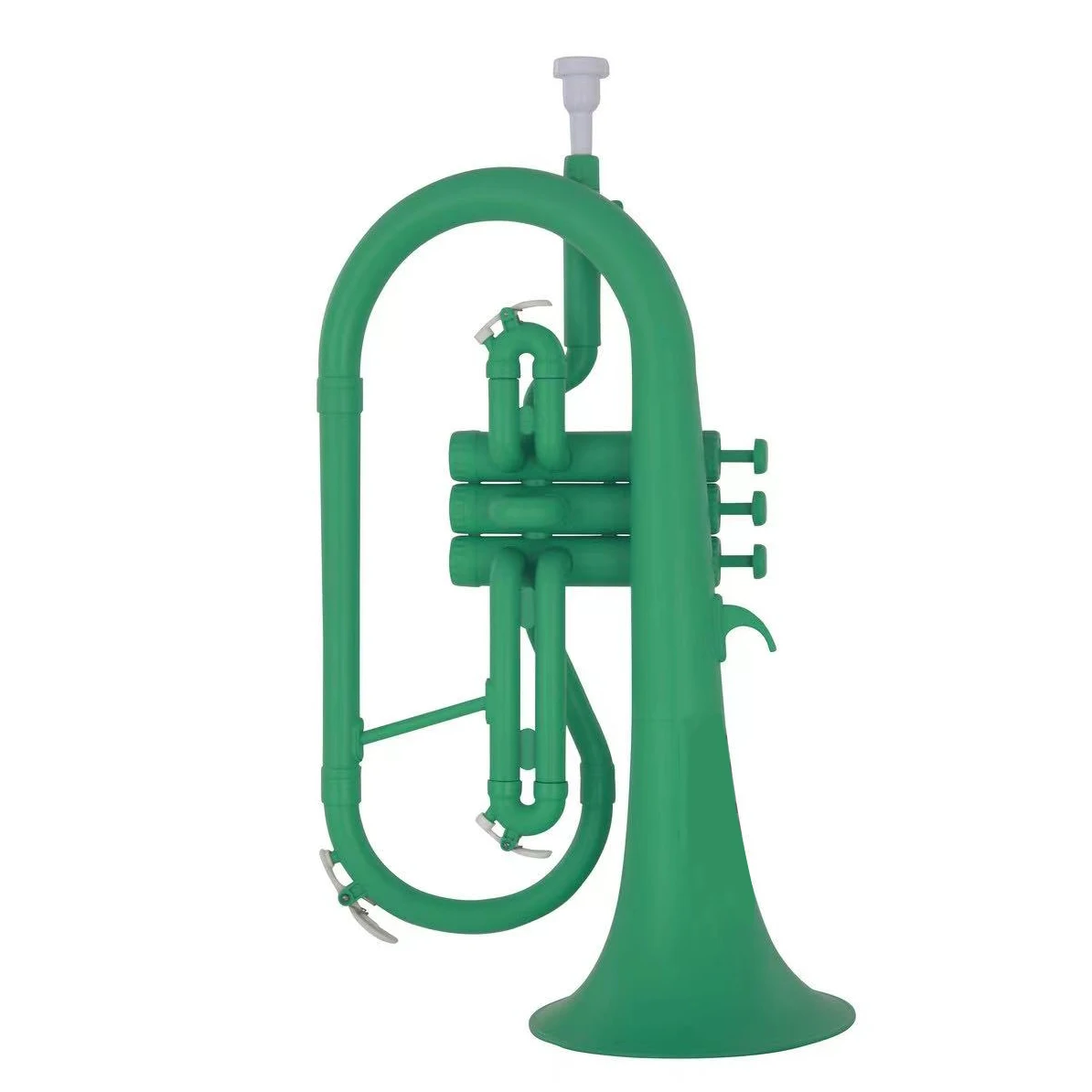 Chinese musical instruments produce plastic Bb flugelhorn