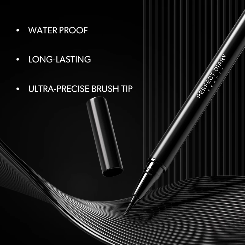 Perfect Diary Liquid Eyeliner Long Lasting Liquid Eyeliner New Arrival High Grade Quick Dry Waterproof 24h Long Lasting Eyeliner