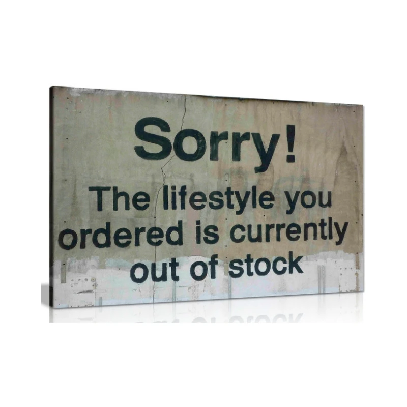 Banksy Eu Canvas Wall Art Picture Print Home Decor abstract canvas design wall art poster