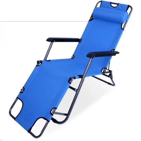 Многофункциональное уличное складное кресло для кемпинга, складное Пляжное Кресло со стальными трубками для отдыха и отдыха, с откидывающейся ручкой, Пляжное Кресло