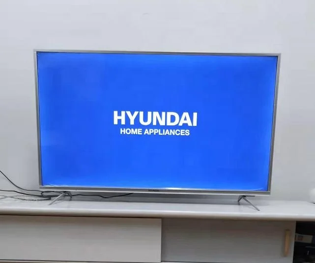 new arrivals   4k 50inch uhd smart tv Linux system silver-grey plastic frame most cost effective popular on globe market