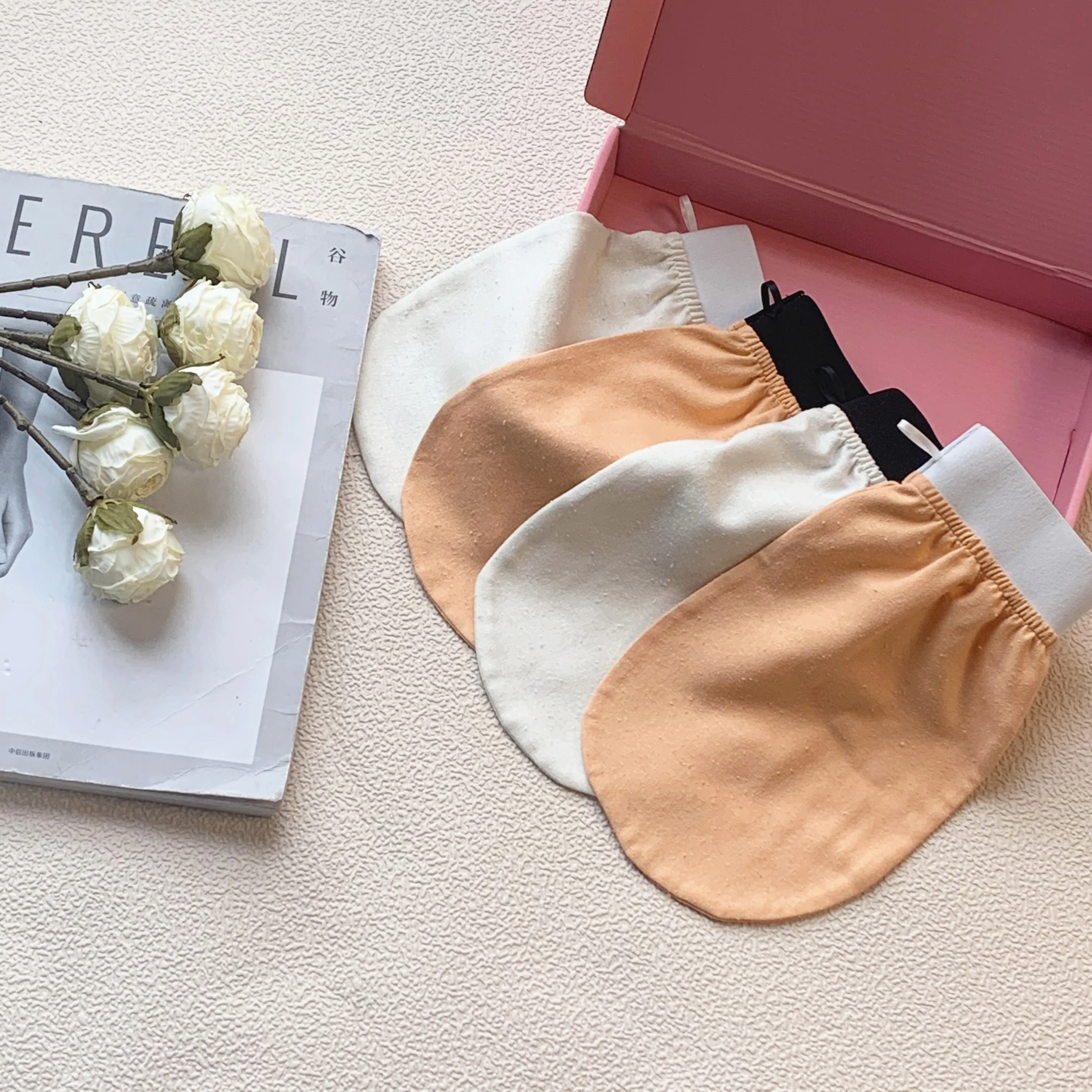 Wholesale 30MM Skin Care Peeling 100% Mulberry Silk Gloves Turkish Silk Exfoliating Glove