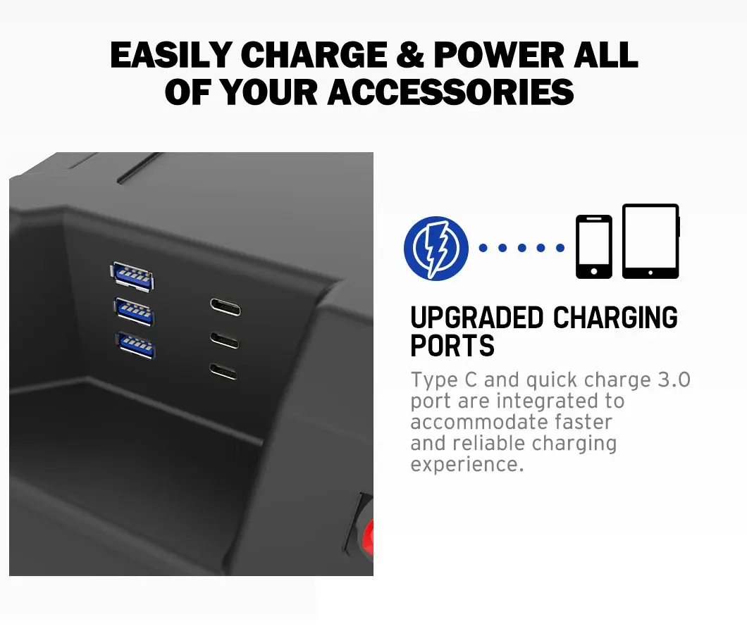 
Smart Battery box with for AGM battery LiFePO4 battery 