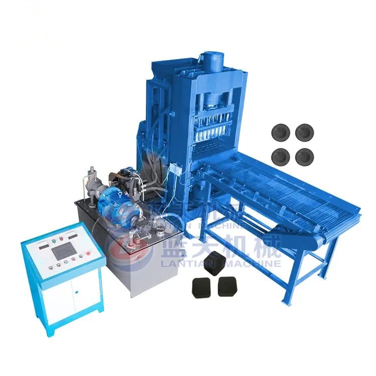 Automatic cube charcoal production line/hookah shisha charcoal production line