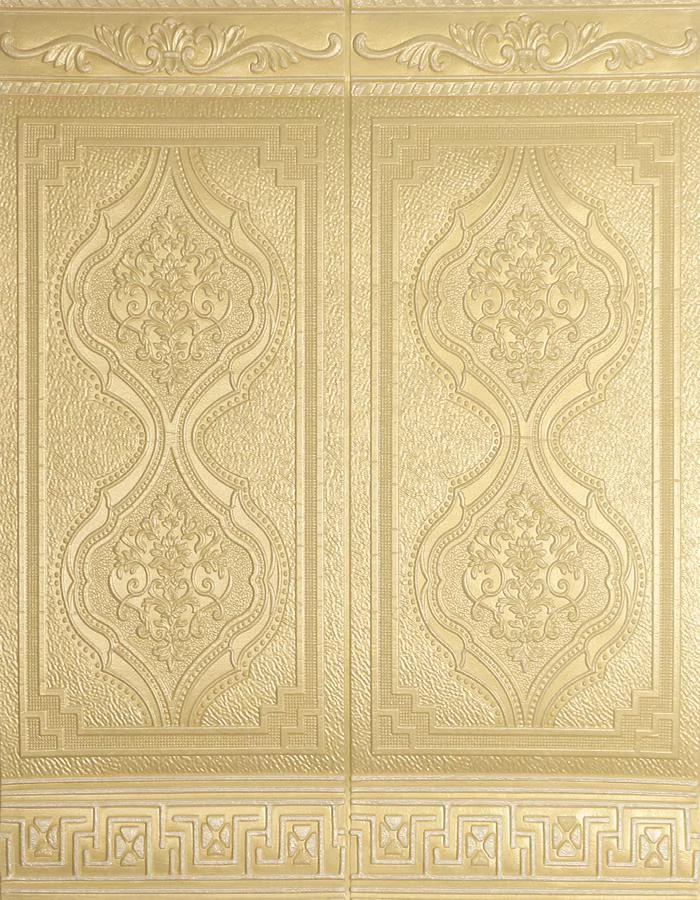 70*70cm PVC foaming  Back tape wallpaper stripe office waterproof  Simple 3D wall stickers with various patterns