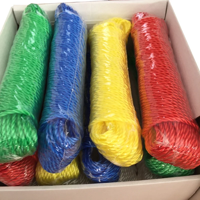 Wholesale Customized Twisted Rope Made of Polyester Polypropylene or Nylon for Packaging for Individual Customization